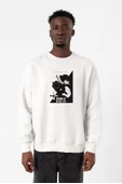Cowboy Bebop Spike See You Space Cowboy Beyaz Erkek 2ip Sweatshirt - 1