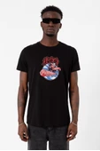 Dragon Ball Z Anime Tao Pai Pai Express Siyah Erkek Tshirt - 1