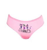 KOTA 3410 KIZ ÇOCUK RENKLİ BASKILI SLİP KÜLOT 6 ADET - 6