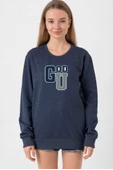 Gen V Godolkin University Abbreviation İndigo Kadın 2ip Sweatshirt thumbnail 1