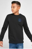 Gen V Godolkin University Emblem Siyah Çocuk 2ip Sweatshirt thumbnail 1