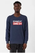 Khamzat Chimaev Smesh indigo Erkek 2ip Sweatshirt - 1