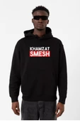 Khamzat Chimaev Smesh Siyah Erkek 3ip Kapşonlu Sweatshirt - 1