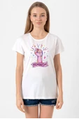 Colorful Feminism Hand Beyaz Kadın Bisikletyaka Tshirt thumbnail 1