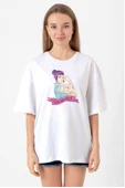 We Can Do It Beyaz Kadın Oversize Tshirt - 1