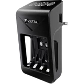 VARTA LCD Plug Şarj Cihazı + 4 adet 2100 mAH AA Şarj Edilebilir Pil - 5