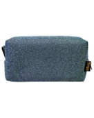 Yuga Makyaj Çantası Simli Hologramlı Yeşil - 1