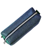 Yuga Makyaj Çantası Simli Hologramlı Yeşil - 2