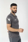 Diadora Nacce Antrasit Polo Yakalı T-Shirt  -  1TSR06-Antrasit - 4