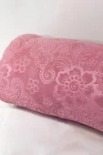 Padişah Desenli Pembe Çift Kişilik Battaniye Nishev-P000076 - 1