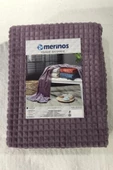Merinos Çift Kişilik Battaniye Piramit Soft Renkler Nishev-P000075 - 4