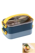 Vagonlife Bento Lunch Box Ofis-Okul İçin Yeni Nesil Sefer Tası -Çorba Kaseli Model-Paslanmaz Çelik 465 - 2