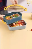 Vagonlife Bento Lunch Box Ofis-Okul İçin Yeni Nesil Sefer Tası -Çorba Kaseli Model-Paslanmaz Çelik 465 - 11