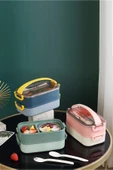 Vagonlife Bento Lunch Box Ofis-Okul İçin Yeni Nesil Sefer Tası -Çorba Kaseli Model-Paslanmaz Çelik 465 - 7