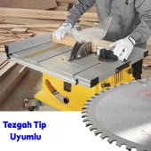 Ahşap MDF Lamine Mobilya Tahta Sunta Kesme Testeresi Metal Tezgah Tipi Uyumlu 303 mm 30 mm 94 Diş - 4