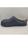 Gezer Kışlık Islak Zemin Erkek Terlik Önü Kapalı Tüylü Lacivert thumbnail 4