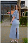 YIRTMAÇ DETAYLI CROP ETEK TAKIM - 3