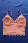 Moda Kadın Pedli Büstiyer Crop - 4