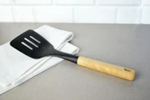 Nishev Küçük Ahşap Saplı Spatula Mutfak Aleti Nishev-X000053 - 2