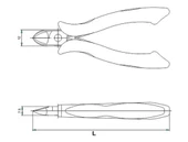 İZELTAŞ 125mm ELEKTRONİKÇİ YAN KESKİ - 2