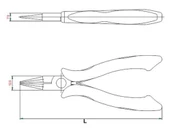 İZELTAŞ 125mm ELEKTRONİKÇİ YUVARLAK UÇLU KARGABURUN - 2