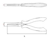İZELTAŞ 150mm ELEKTRONİKÇİ SİVRİ UÇLU DÜZ KARGABURUN - 2