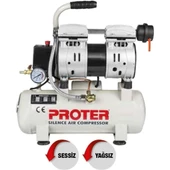 PROTER 9 LT SESSİZ YAĞSIZ HAVA KOMPRESÖRÜ - 1