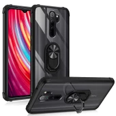 Xiaomi Redmi Note 8 Pro Kılıf Şeffaf Sararmaz Yüzüklü Mola Kapak - 5