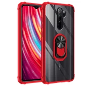 Xiaomi Redmi Note 8 Pro Kılıf Şeffaf Sararmaz Yüzüklü Mola Kapak - 11