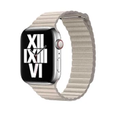 Apple Watch 7 8 45mm Kordon Deri Loop Kordon - 4