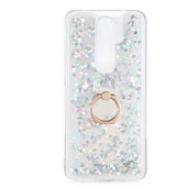 Xiaomi Redmi Note 8 Pro Kılıf İçi Sıvılı Yüzüklü Kapak - 7