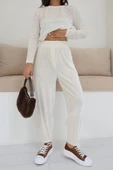 DESENLİ BLUZ - PANTOLON TAKIM - 4