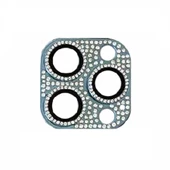 Apple iPhone 12 Pro Max Full Taşlı Kamera Lens Koruyucu Çerçeveli Koruyucu CL-08 - 5