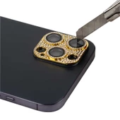 Apple iPhone 12 Mini Full Taşlı Kamera Lens Koruyucu Çerçeveli Koruyucu CL-08 - 12