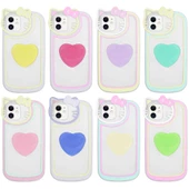 Apple iPhone 12 Kılıf Kedi Figürlü Pop Soketli Kapak - 2