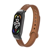 Xiaomi Mi Band 7 Kordon Dikişli Deri Kordon 68 - 2
