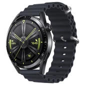Samsung Galaxy Watch 3 45mm Gear S3 46mm Kordon Ocean Silikon Kordon 22mm - 9