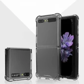 Samsung Galaxy Z Flip 4 Kılıf Şeffaf Nitro Anti Shock Kapak Katlanır - 5