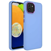 Samsung Galaxy A03 Kılıf Metal Çerçeve Lansman Silikon Kapak - 5
