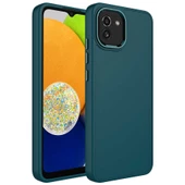 Samsung Galaxy A03 Kılıf Metal Çerçeve Lansman Silikon Kapak - 7
