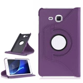Samsung Galaxy Tab 4 T280 T283 T285 Kılıf 360 Dönebilen Standlı Case - 5