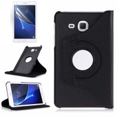 Samsung Galaxy Tab 4 T280 T283 T285 Kılıf 360 Dönebilen Standlı Case - 9