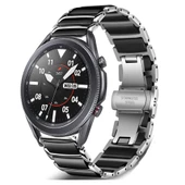 Huawei Watch GT GT2 GT3 GT4 42mm/Honor Magic 2 Kordon Çerçeveli Seramik Metal Kordon - 8