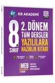8. Sınıf 2. Dönem Tüm Dersler Yazılılara Hazırlık Kitabı KR Akademi Yayınları - 1