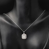 Prenses Baget Model Beyaz Altın Set thumbnail 4