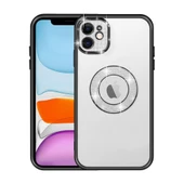 Apple iPhone 11 Kılıf Prıltılı Çıkartılabilir Kamera Lens Korumalı Esta Kapak - 1