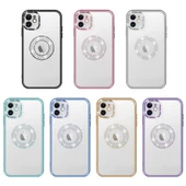 Apple iPhone 11 Kılıf Prıltılı Çıkartılabilir Kamera Lens Korumalı Esta Kapak - 8