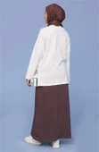 Beli Bağlamalı Cepli Spor Etek - 00152.028 - Kahverengi - 3
