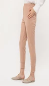 Step Paçası Manşetli Beli Lastikli Pantolon - 71125.026 - Bej - 3