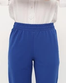 Step Paçası Manşetli Beli Lastikli Pantolon - 71125.022 - Saks - 4